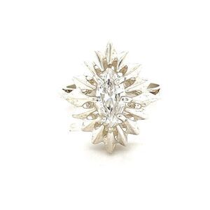 Gorgeous Sterling Silver KABANA CZ Ring‎